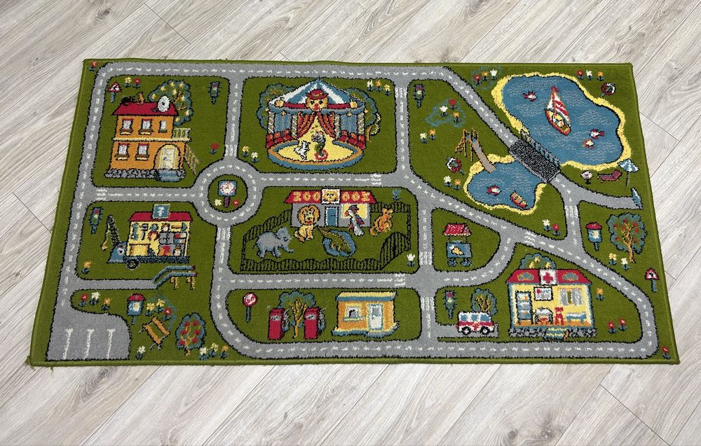 Килим 0,80х1,50 дитячий Дороги Kolibri