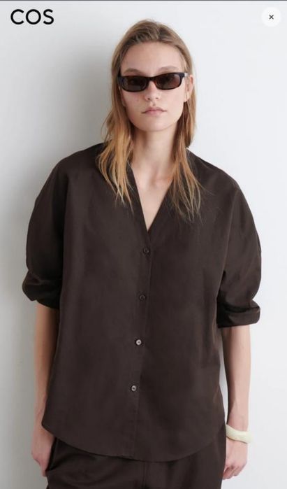 Cos вузькі сонцезахисні окуляри  котяче око з черепаховою оправою