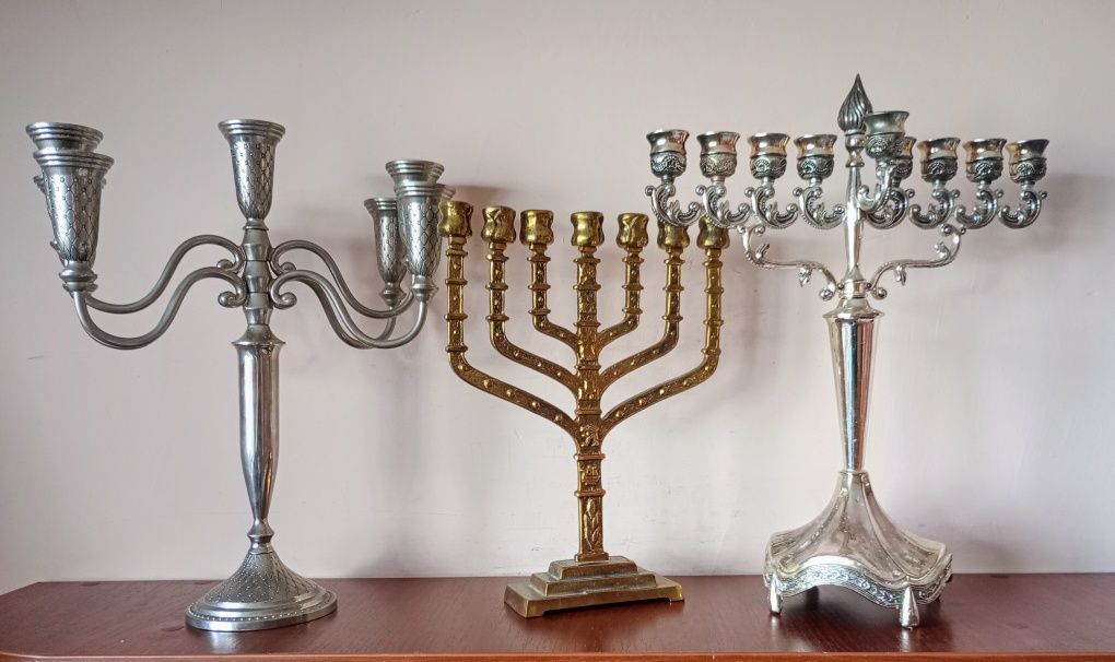 Ханукальна Менора, Менора HEN-HOLON-ISRAEL, Шабатний Свічник, по 5200