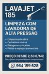Limpeza com Lavadora de Alta Pressão em Lisboa