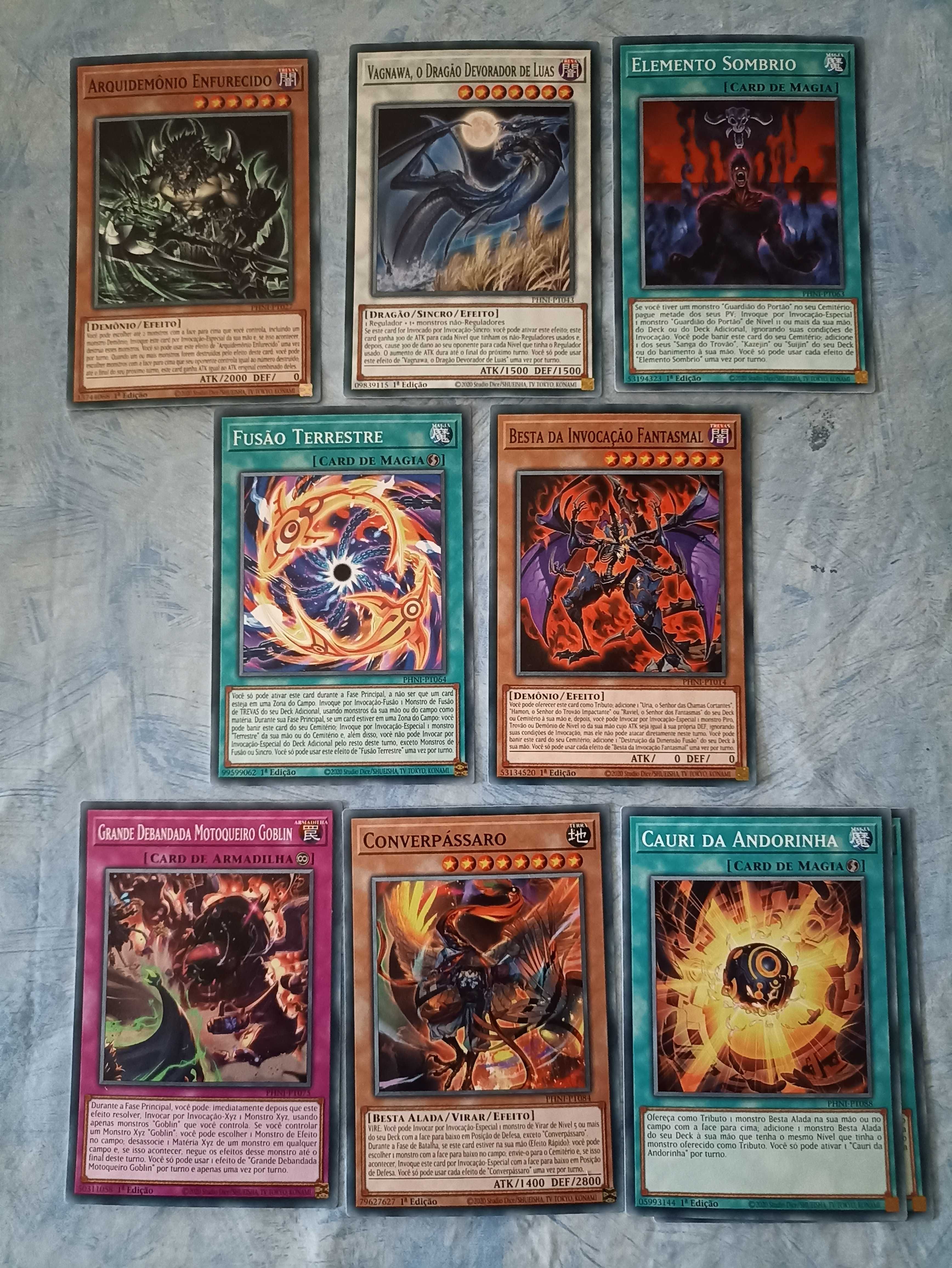 72 Cartas Yu-Gi-Oh! (Comuns)