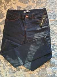 Spodnie jeansowe jeansy granatowe C&A 38 M skinny