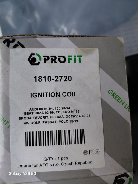 Котушка запалення Ваг