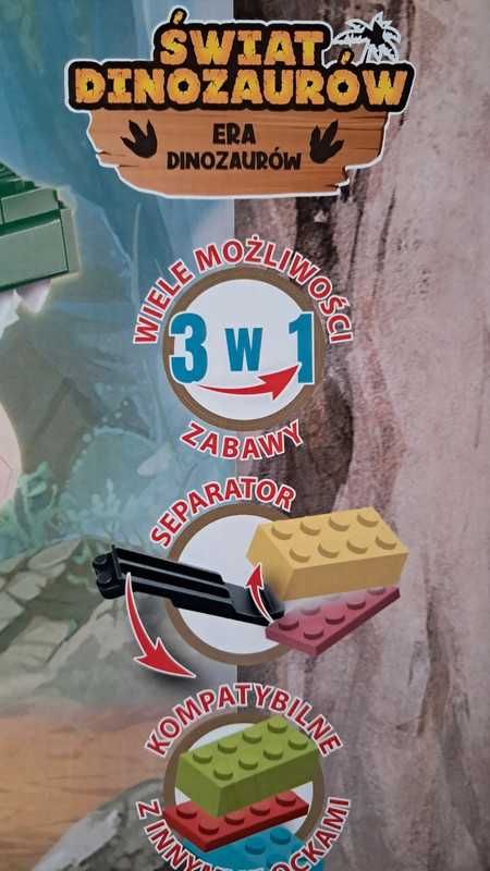 Elefun Klocki Świat Dinozaurów Dinozaur