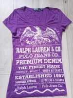 T-shirt fioletowy Ralph Lauren s