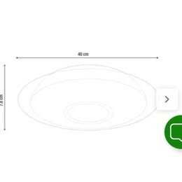 2 Candeeiros de Teto Led INSPIRE VIZZINI 3200 lm MUSIC Branco