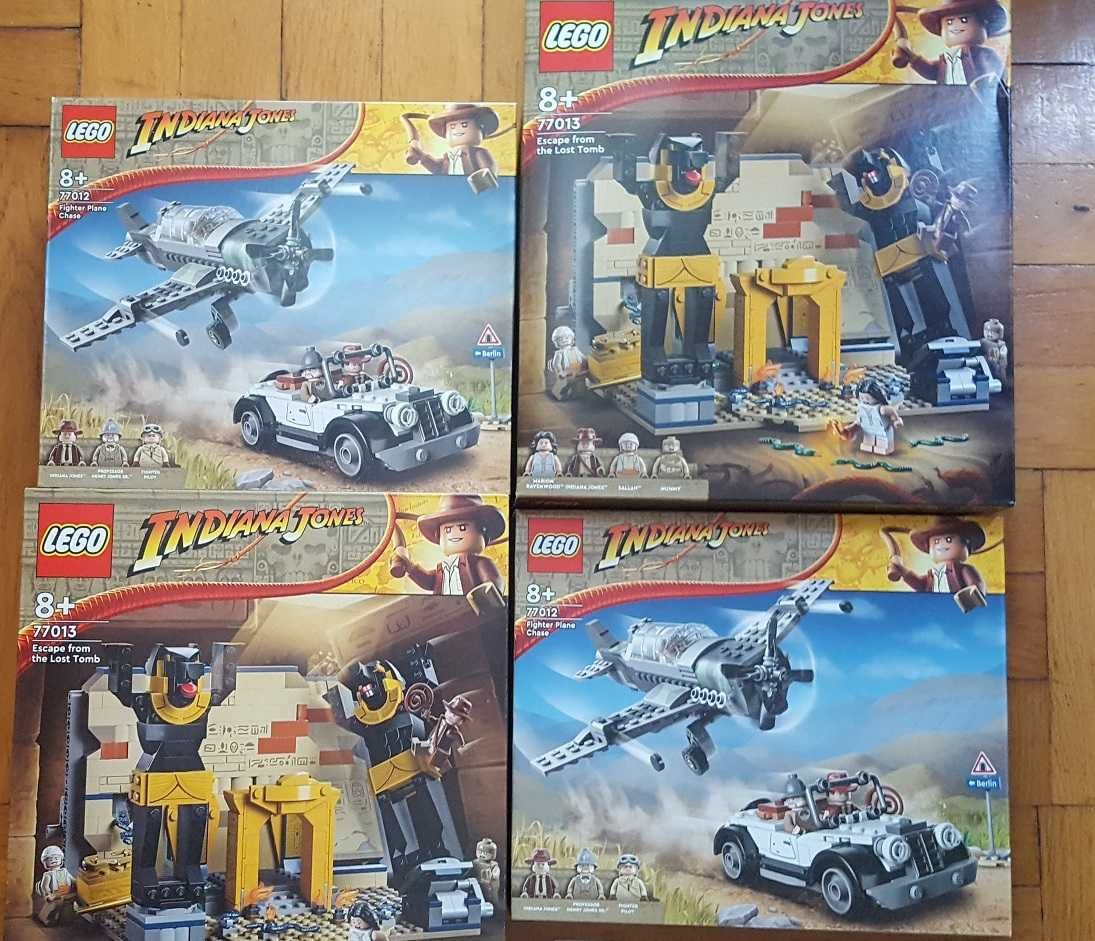 LEGO 77012 i 77013 Indiana Jones - Wrocław, NOWE