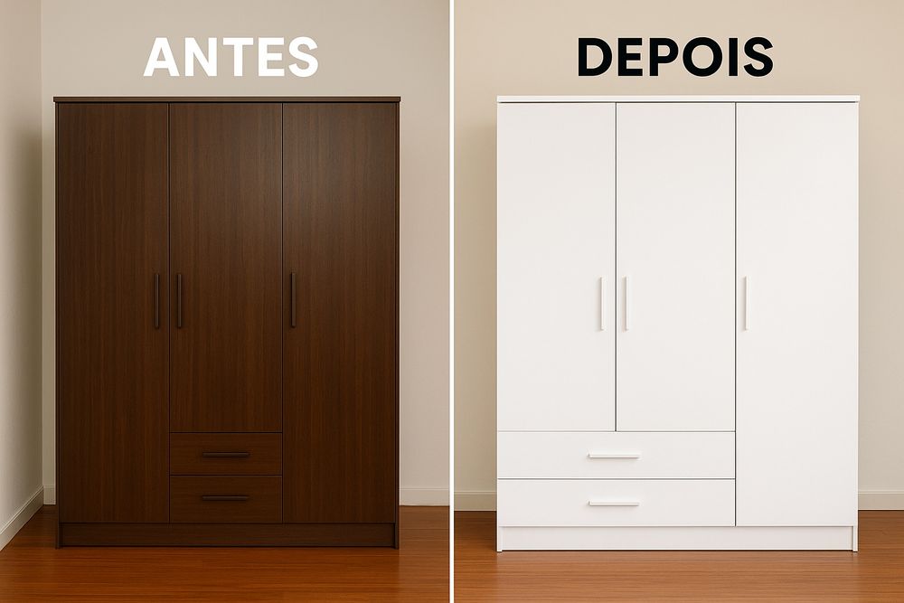 Renovação de visual de móveis