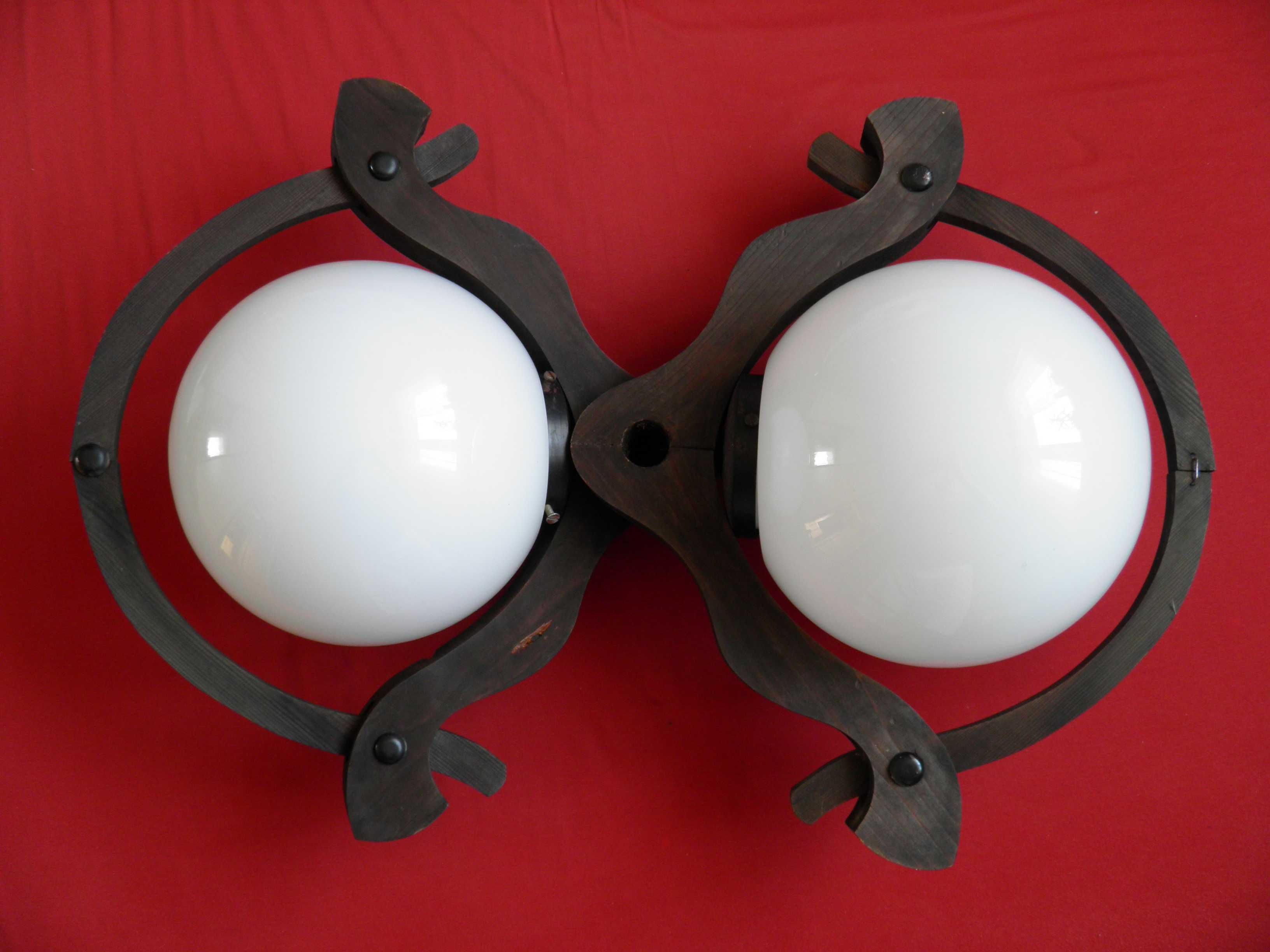 Lampa tarasowa rękodzieło komplet