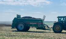 Причіп розкидач органіки Bergmann TSW 2140