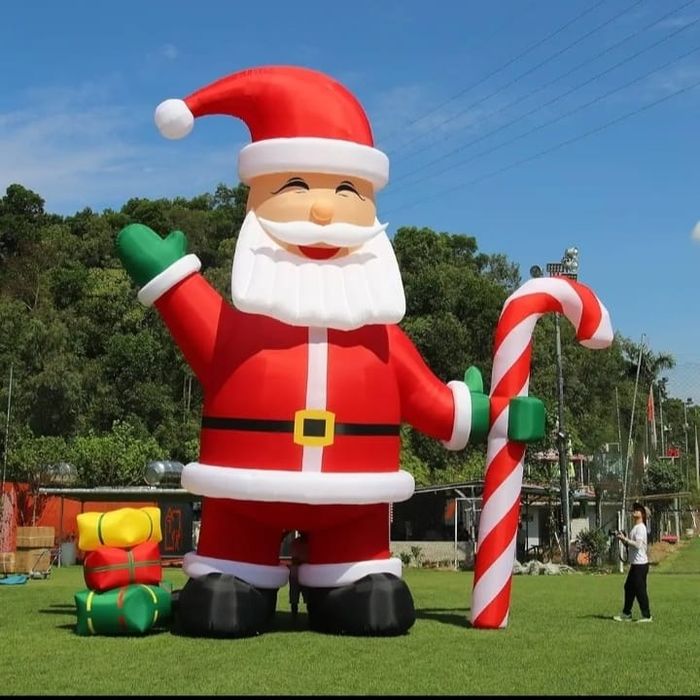 insuflável pai natal novo