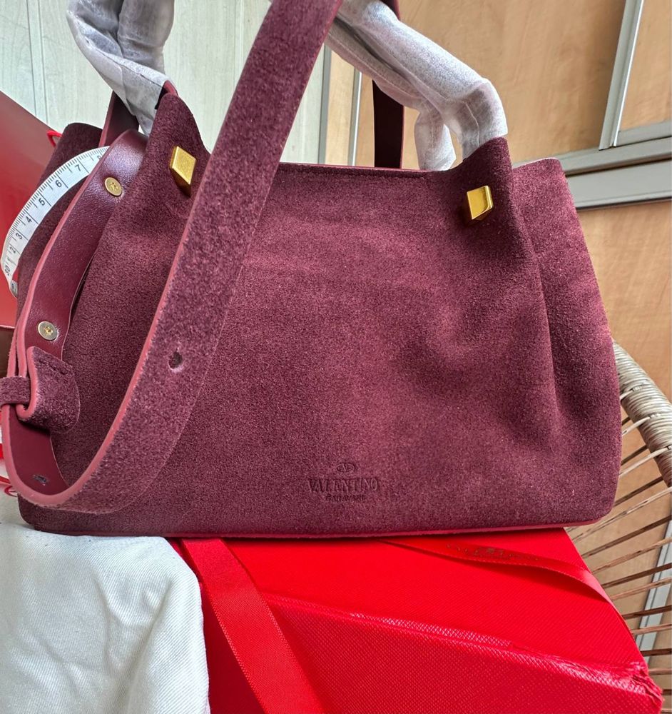 Сумочка Valentino з натуральної замші