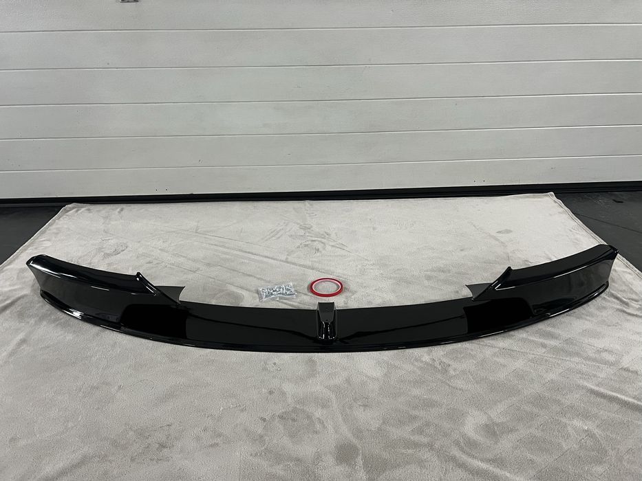 BMW F30 F31 Splitter Dokładka zderzaka przód / Czarny Połysk / M-Perf