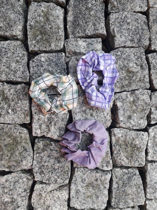 Gumki do włosów kolorowe 3 sztuki