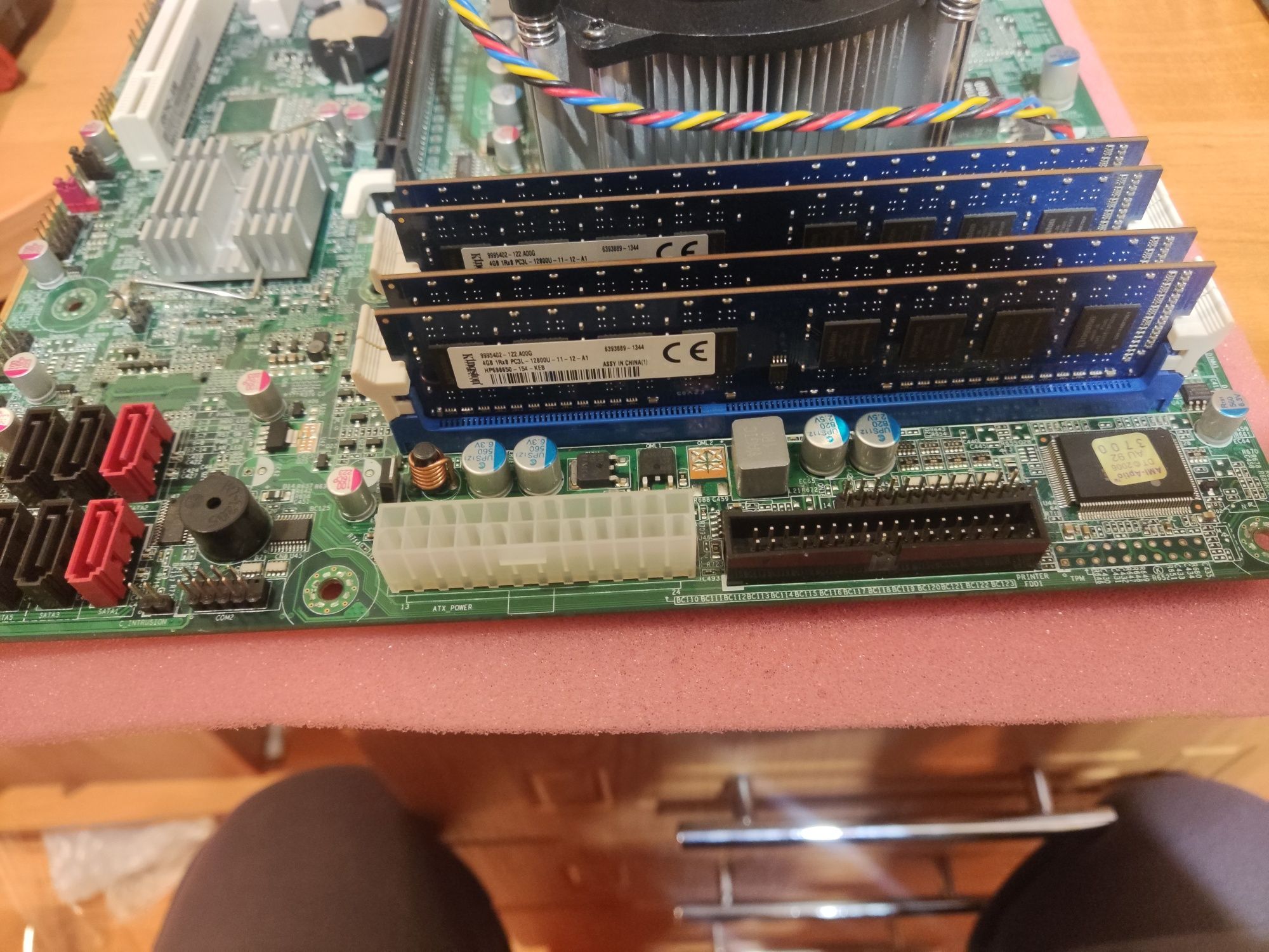 Материнская плата H1 +i7-2600+DDR3 16гб