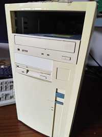 Komputer retro Pentium II obudowa zasilacz AT