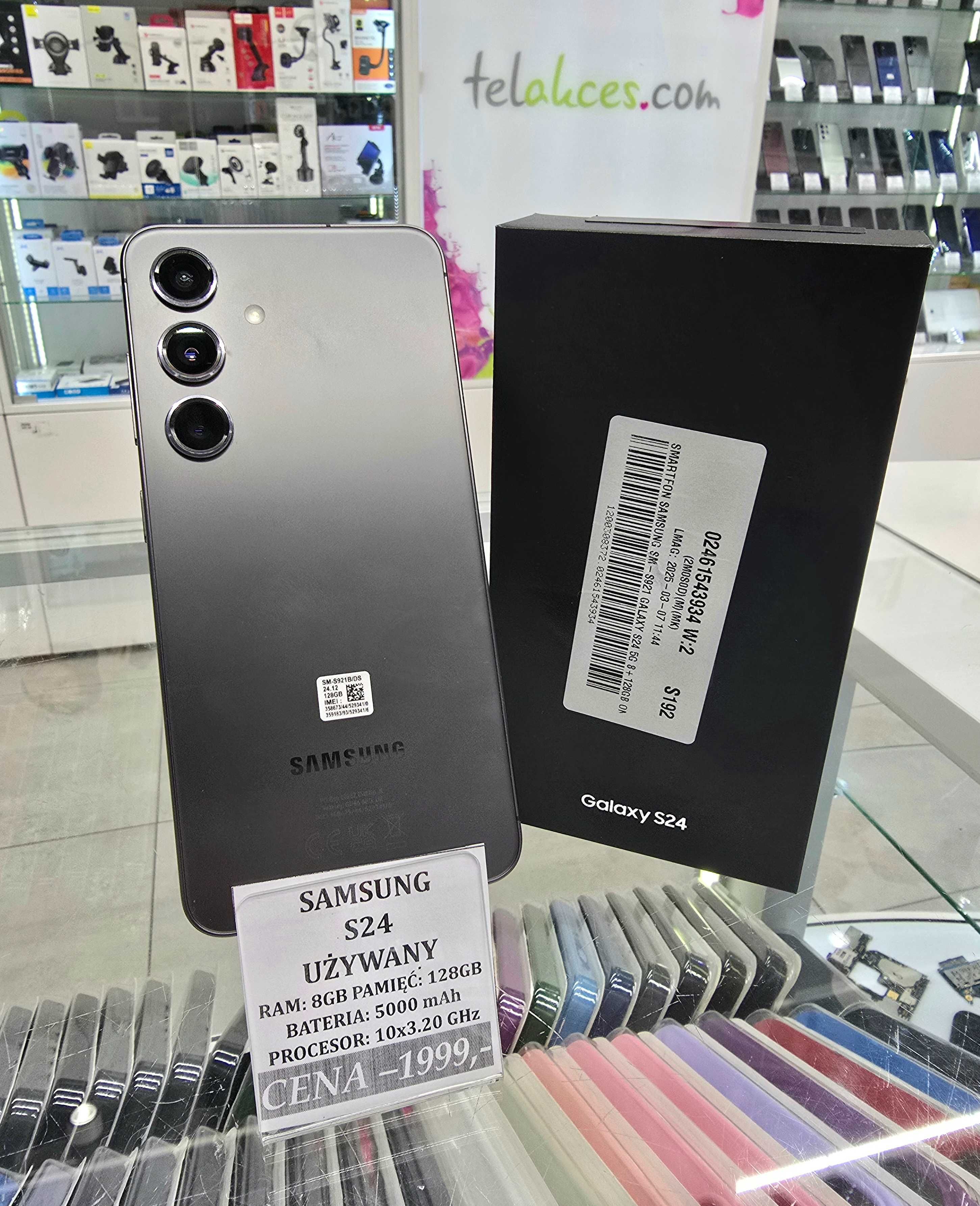 Samsung S24 128GB Gwarancja Producenta! Telakces Felicity *Raty 0%