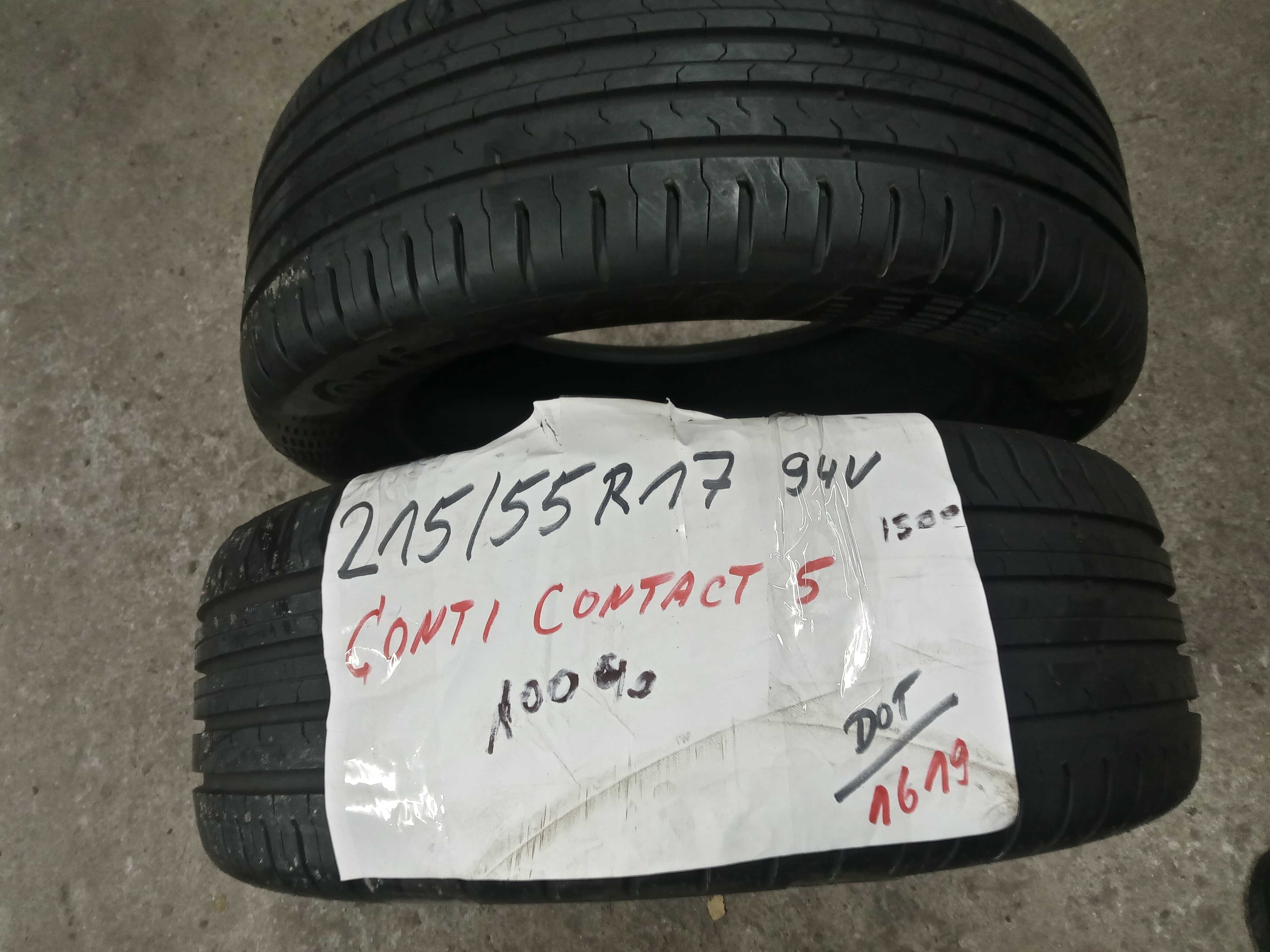 215/55R17 Continental dot(1619)