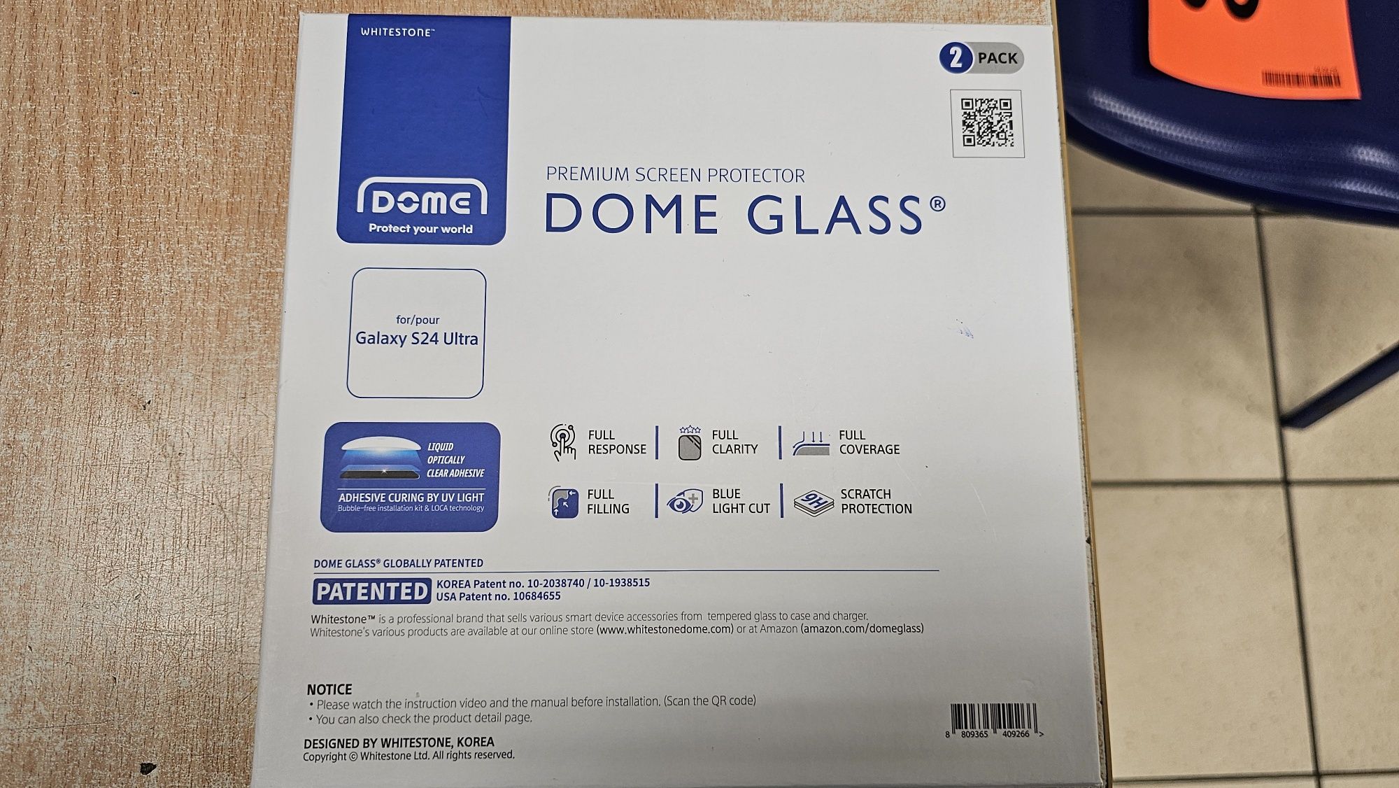 Samsung S24 Ultra, Whitestone Dome Glass