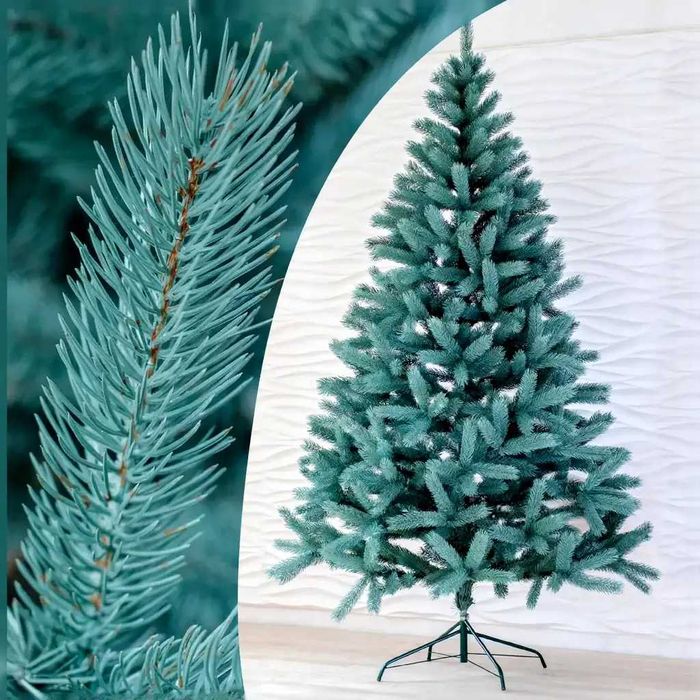 Штучна ялинка "Буковельська" блакитна, Ялинка лита, Новорічна ялинка