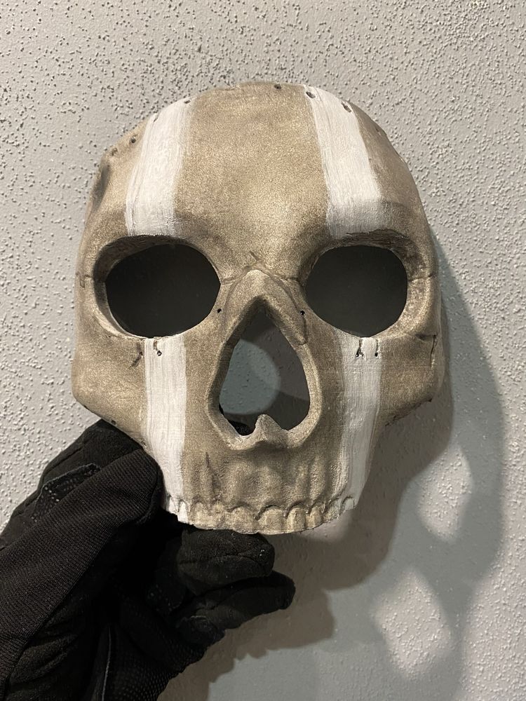Maska Ghost Call Of Duty cosplay COD handmade OPIS