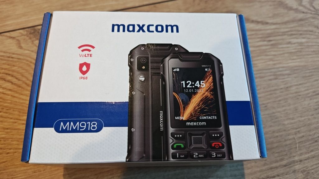 Maxcom MM918 telefon pancerny IP68 voLTE nowy