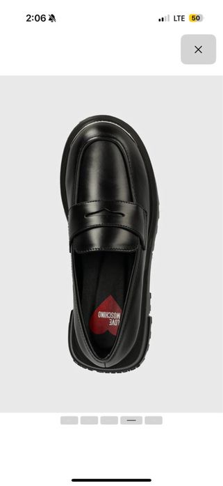 Мокасини з колекції Love Moschino