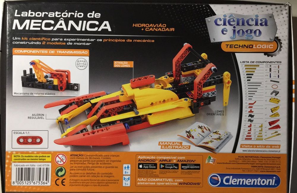Clementoni - Laboratório De Mecânica: Hidroavião & Canadair