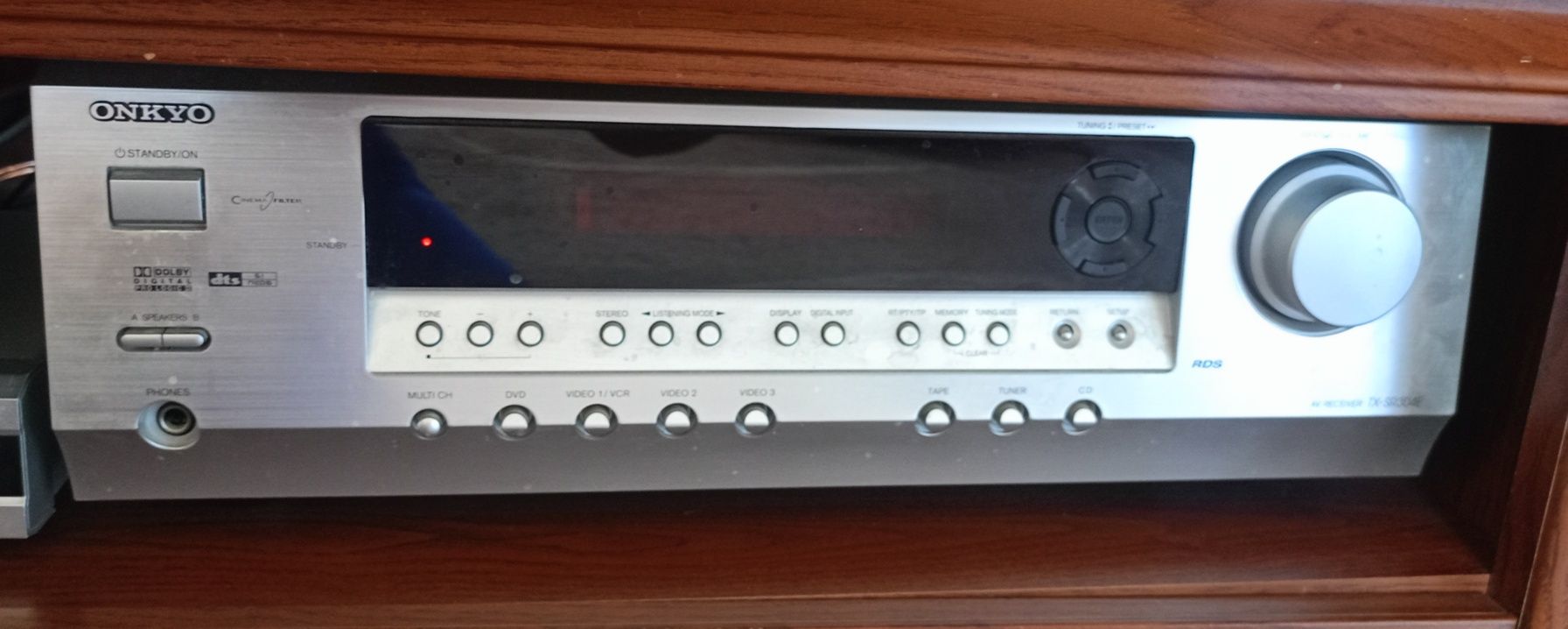 Amplituner Onkyo tx-sr304e odtwarzacz Onkyo dv-sp406 kino domowe
