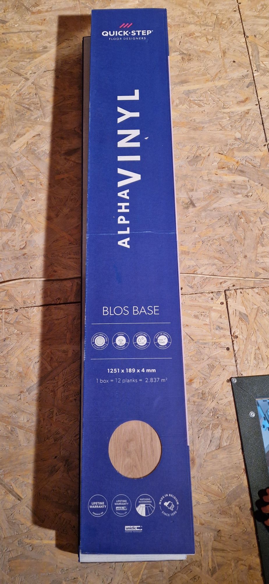 Panele winylowe Quick Step Alpha Vinyl dąb coast beżowy