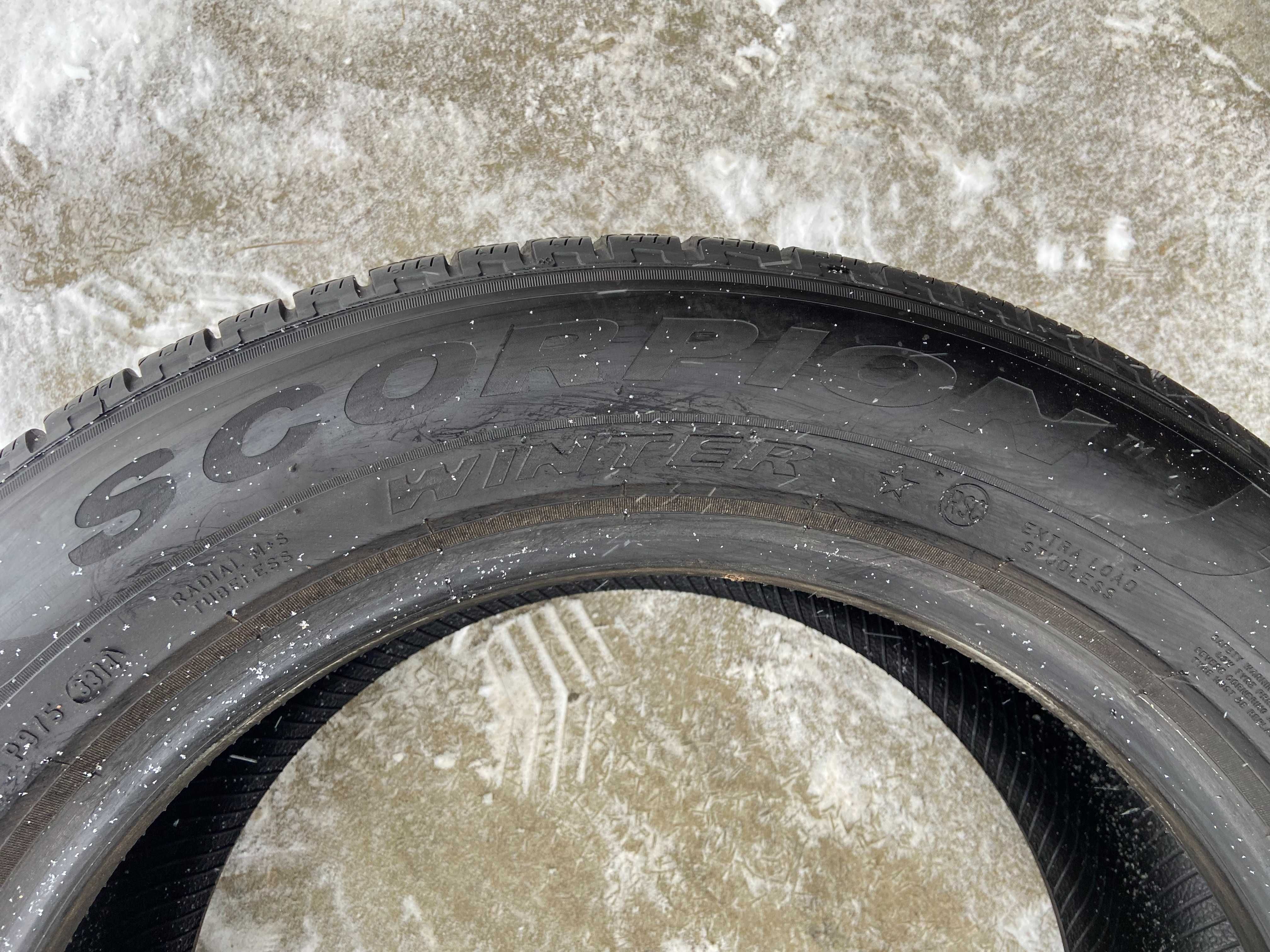 4x 255/55R18 Pirelli Scorpion Winter 5mm RunFlat