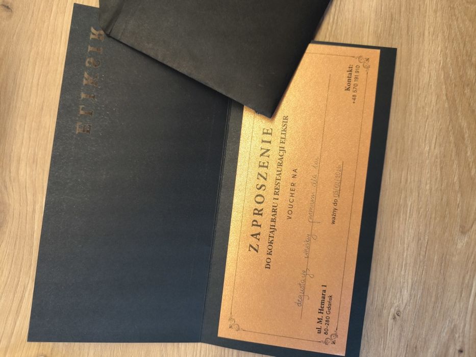 Prezent Woucher na degustacje whysky dla jednej osoby.