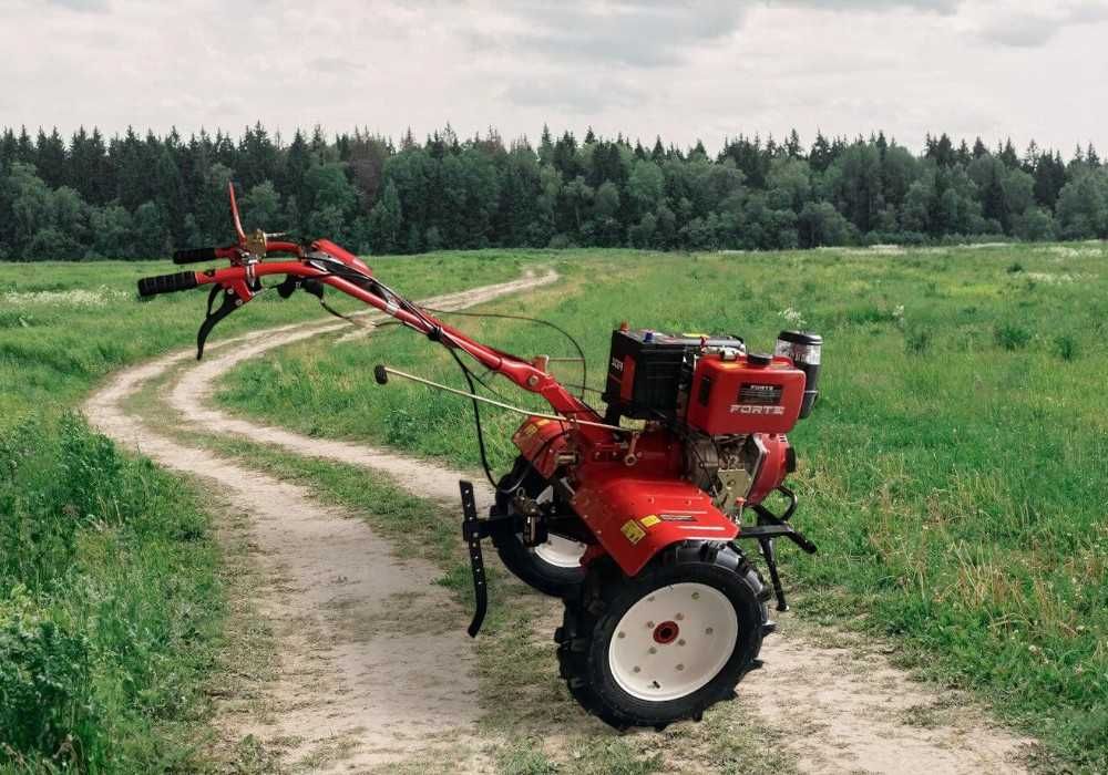 Мотоблок FORTE 1350E-3 Ел. старт / Дизель / +Фреза / Доставка / Кредит