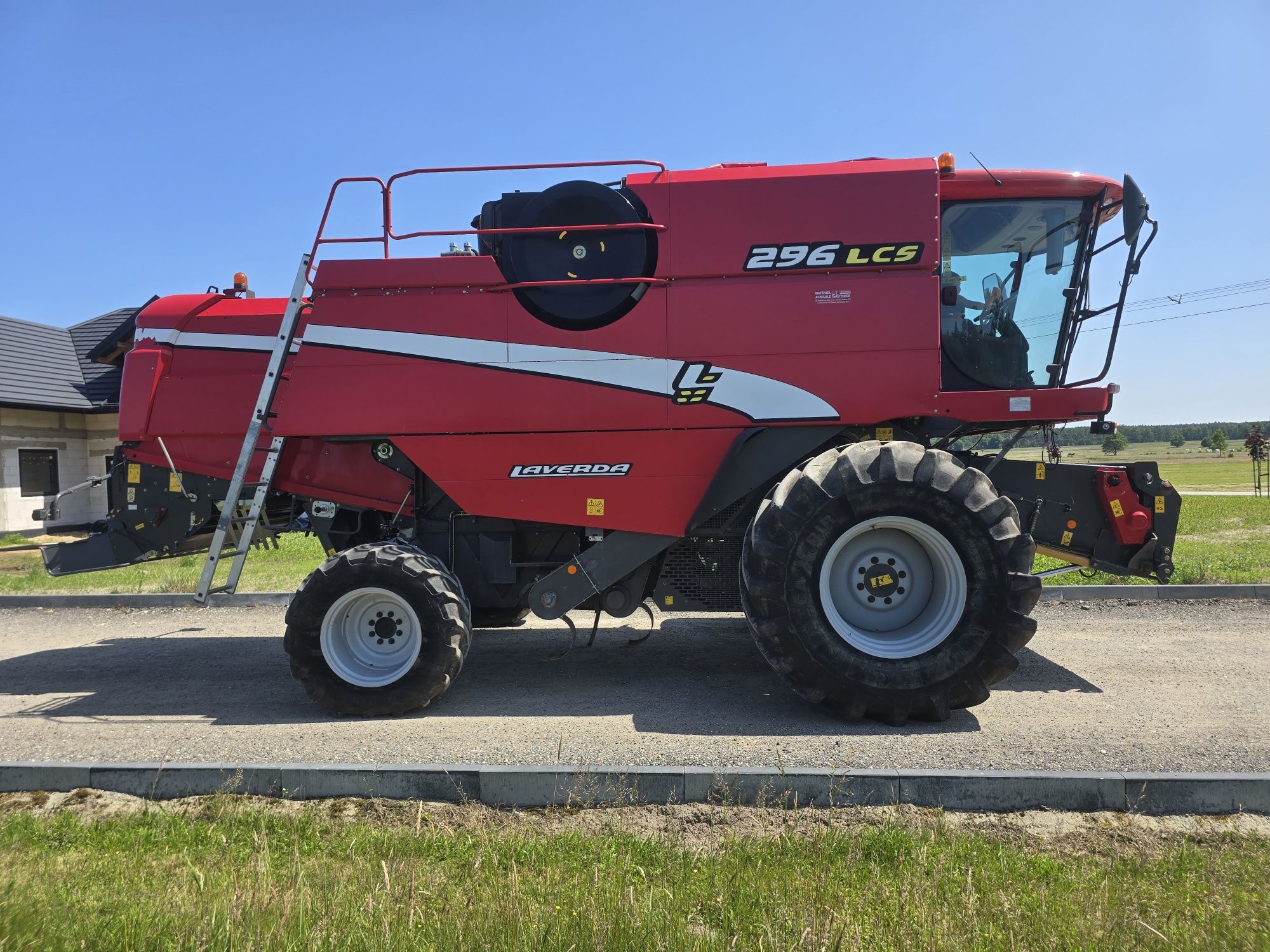 Laverda 296 LCS 2009r. 5.4m klima 4x4 jak massey fendt mf
