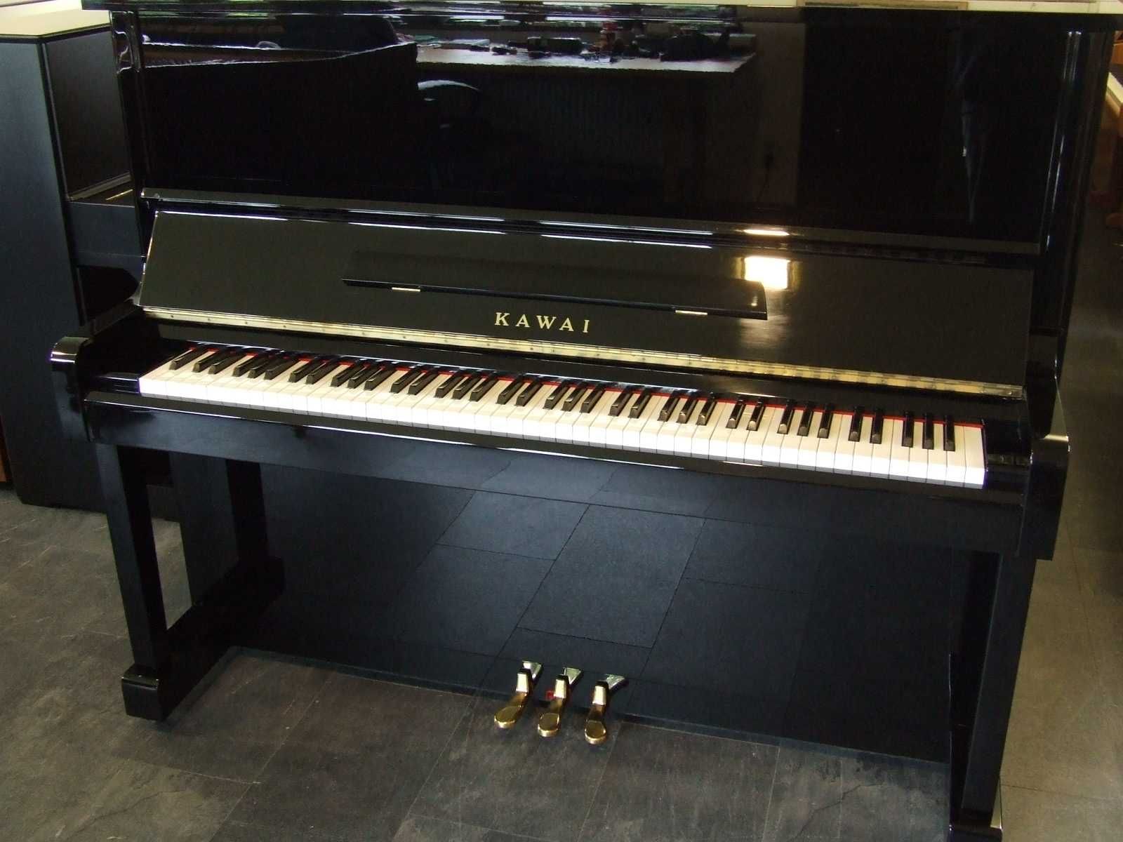 Pianino Kawai mod KS-1F, 123 cm wysok., czarne z moderatorem