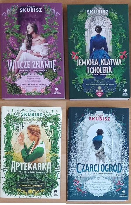 Saga rodu Tyszkowskich tomy 1-4 Anna Skubisz