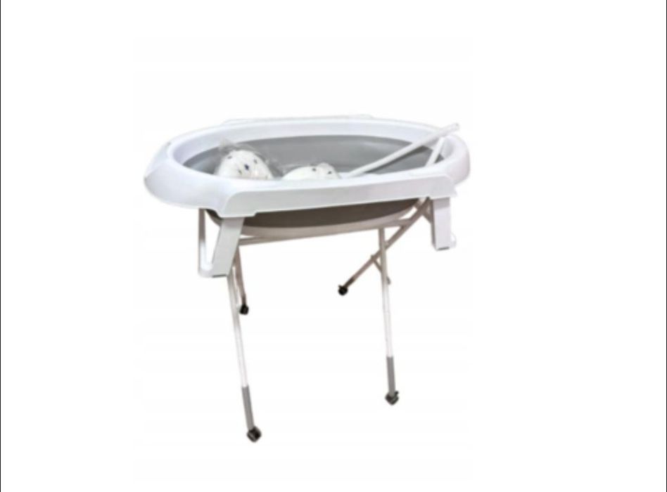 Wanienka składana ze stojakiem na kółkach