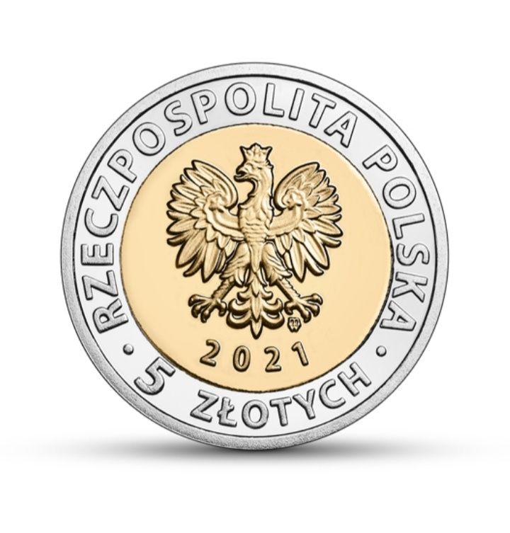 Moneta okolicznościowa 5 zł Brama Żuraw w Gdańsku