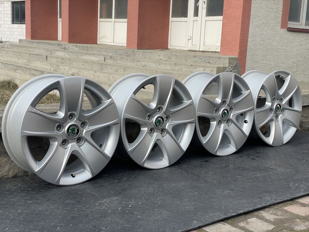 Диски Original Skoda R16 5x112 ET50. Vw golf Passat. Seat