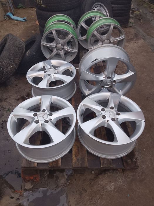 Диски Мерседес Віто (WV-Ауді-Сеат-Шкода) R17/5×112/7J/ET51; гарні !!