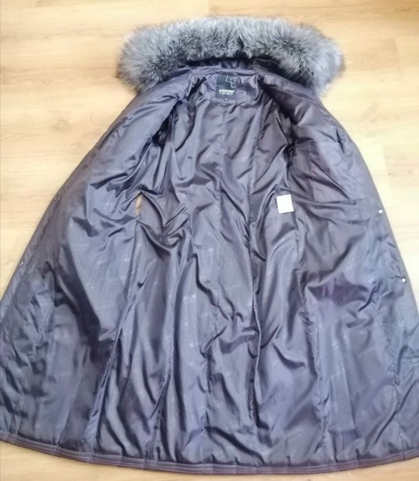 Зимове пухове пальто