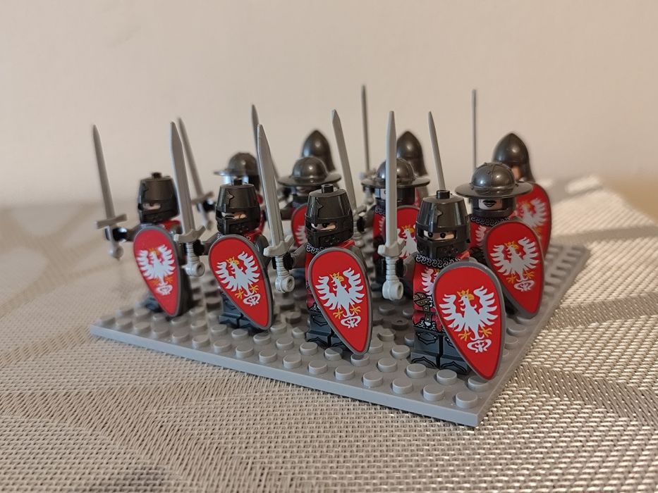 Ludziki minifigurki rycerze zestaw