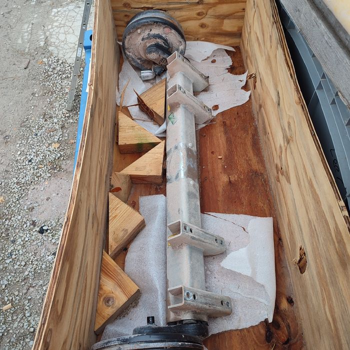 Oś Al-ko 2300kg z hamulcem pod agregat kompresor przyczepa laweta