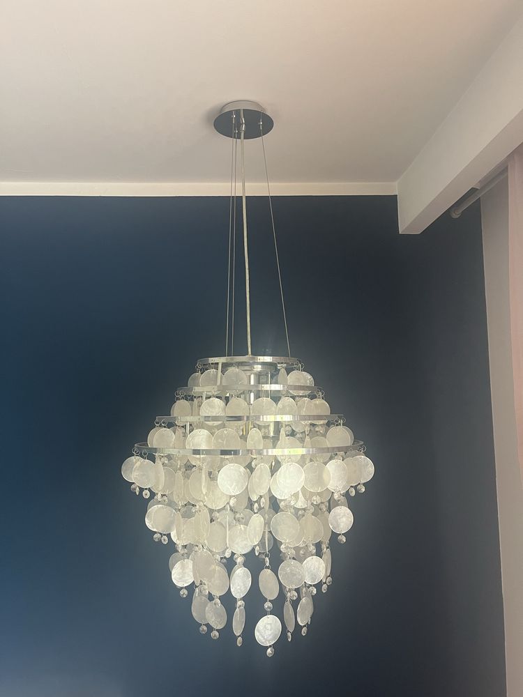 Lampy wiszące - masa perłowa