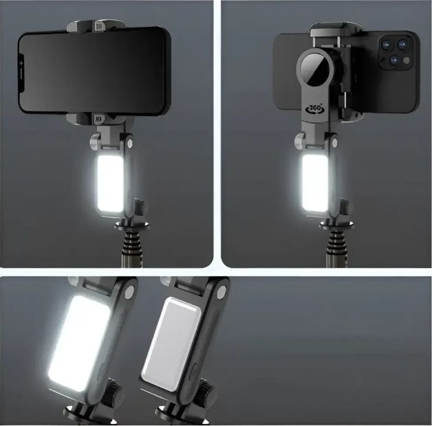 Штатив селфи палка со стабилизатором 360 Gimbal Q18 для телефона