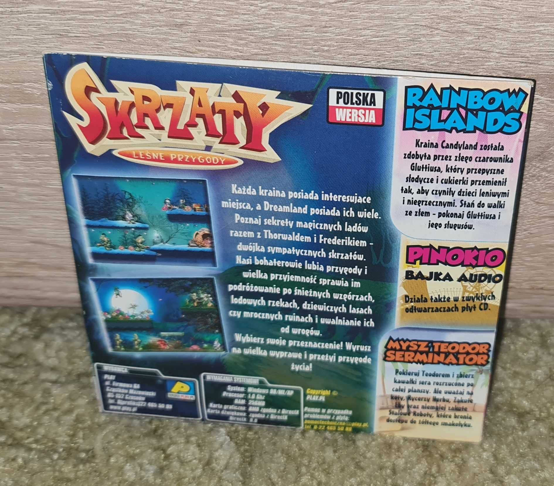 Skrzaty Leśne Przygody / Rainbow Islands /MIŚ TEODOR 3D / PC / PL / DB
