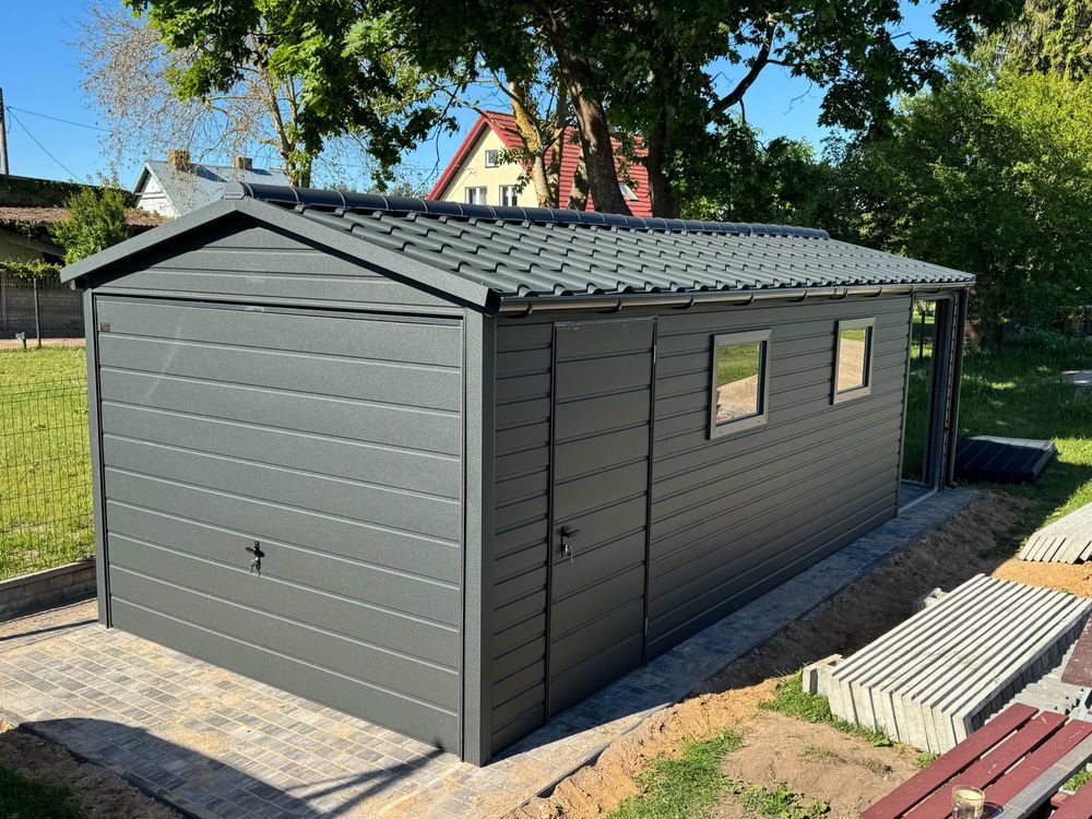 Garaż blaszany profil zamkniety 3x5,3x6,4x5,4x6,5x5,5x6,6x6,6x7,7x6,