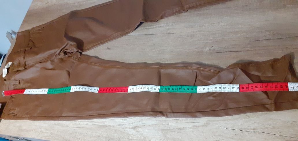 Spodnie woskowane camel xl