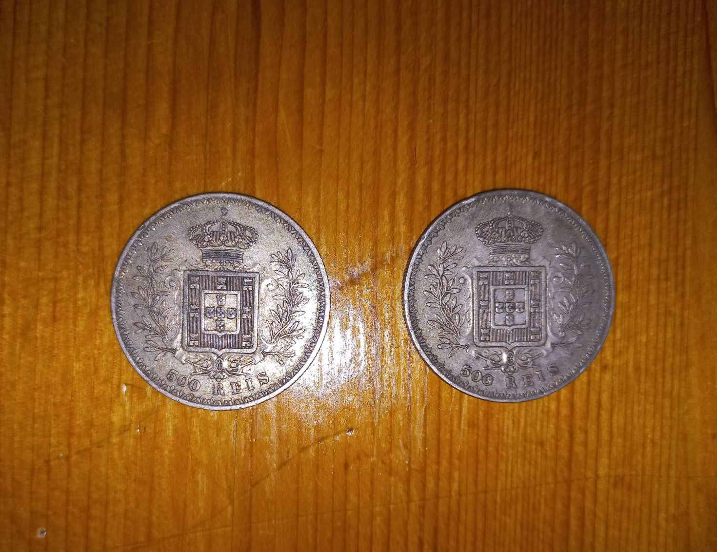 Moedas d carlos I