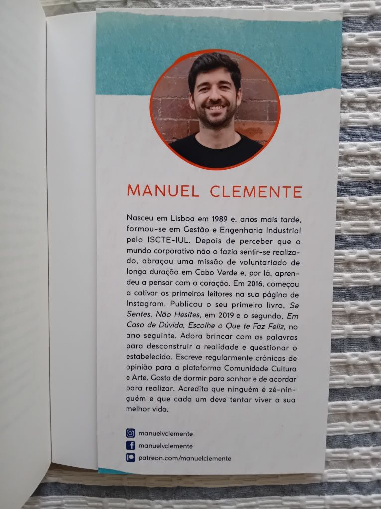 Livro - "Não forces a vida flui" de Manuel Clemente